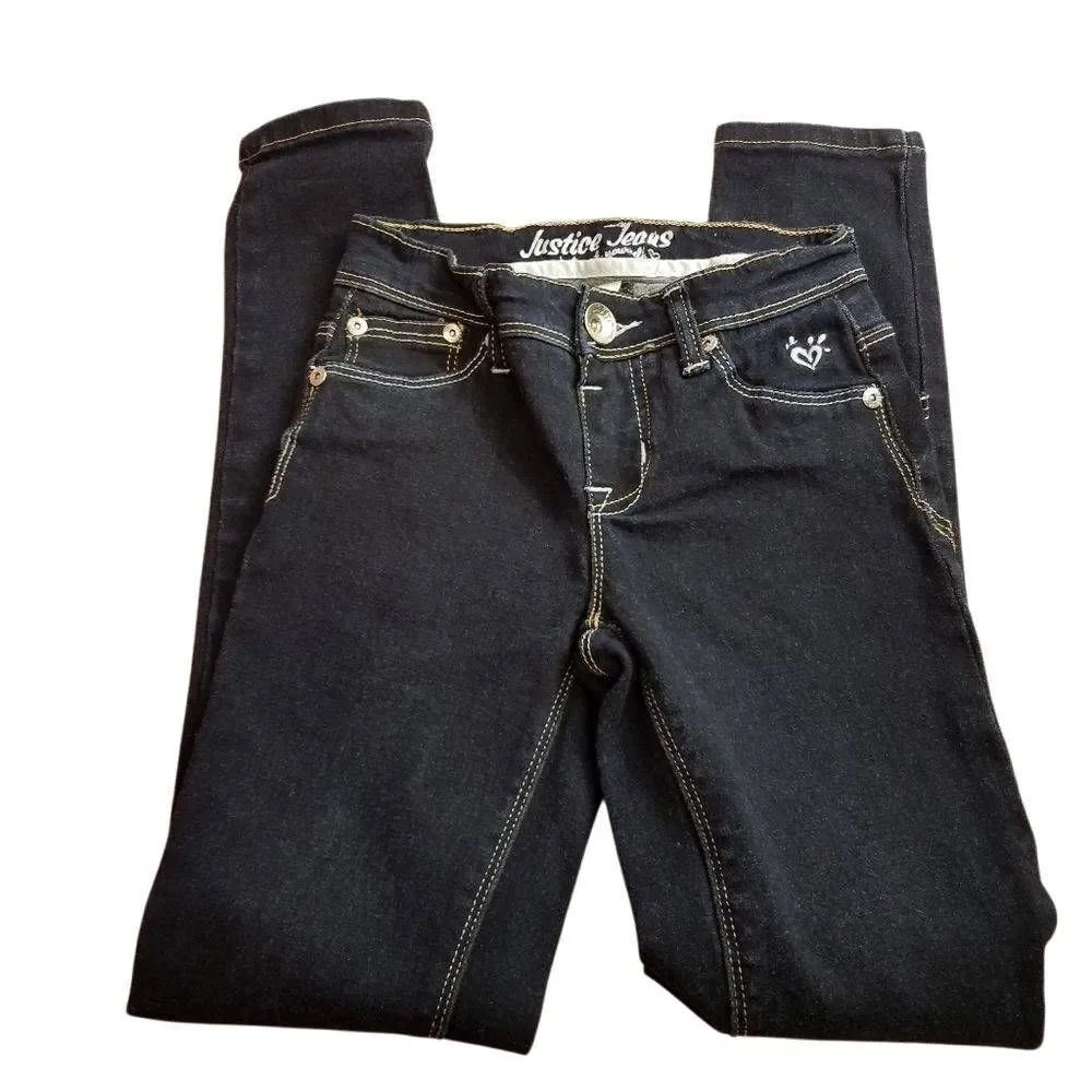 Justice skinny jeans 8S